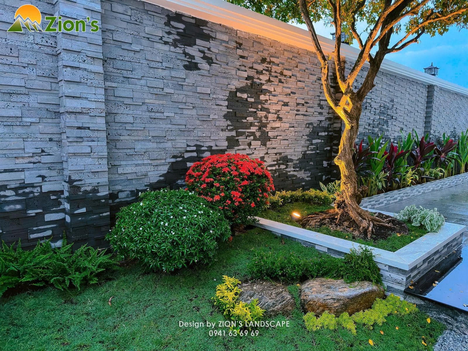 Thiết kế thi công sân vườn Tây Ninh - Zion's